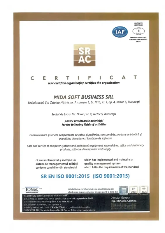 midasoft-iso9001